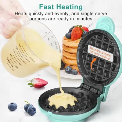 Estassay Mini Waffle Maker, 4" Chaffle Maker