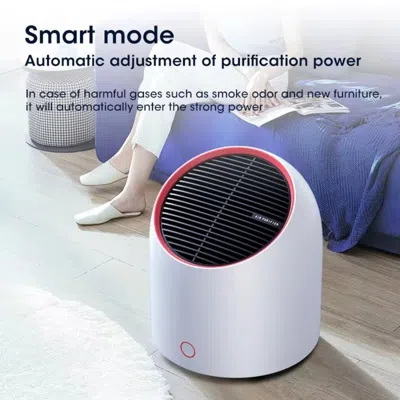 Estassay Portable Air Purifier 4000mah Battery Usb Rechargable Air Cleaner Desktop Electronic Filter Portable