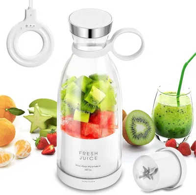 Estassay Portable Juicer Blender Fresh Juice Blender 350ml Wireless Portable Electric Juicer Fresh Juice Blen