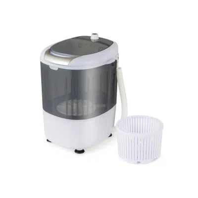 Estassay Portable Mini Washing Machine Semi-automatic Washer And Spinner Combo With Single Tub