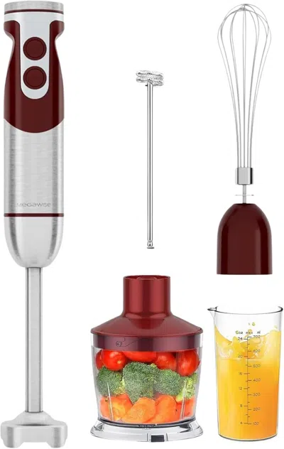 Estassay Pro Titanium Reinforced 5 In1 Immersion Hand Blender, Powerful With 80% Sharper Blades, 12 Speed Cor