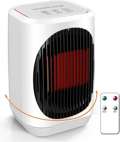 Estassay Small Space Heater For Indoor Use, Portable Electric Heaters With 3 Modes, 70° Oscillation, Remote C
