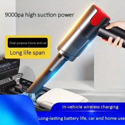 Estassay Wired-silver Car Vacuum Cleaner Wireless Usb Charging Car Vacuum Cleaner Home Handheld Mini Desktop 