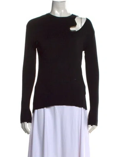 Pre-owned Esteban Cortazar Crew Neck Sweater In Black