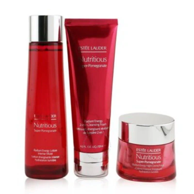 Estée Lauder Estee Lauder - Nutritious Super-pomegranate Overnight Radiance Collection: Cleansing Foam 125ml+loti In White