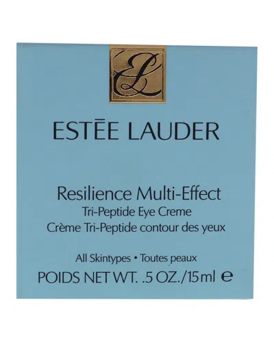 Estée Lauder 0.5oz Resilience Multi-effect Tri-peptide Eye Creme Spf 15 In Transparent