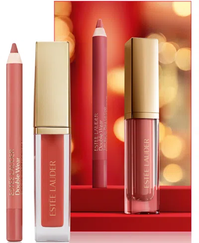 Estée Lauder 2-piece Petite Suite Mini Lip Oil & Lip Liner Duo Makeup Gift Set In No Color