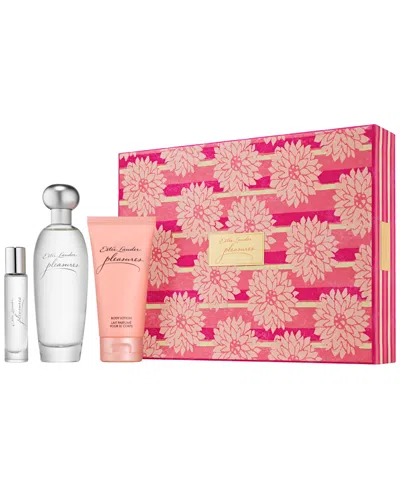 Estée Lauder 3-pc. Pleasures Eau De Parfum Gift Set In Transparent