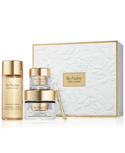 Estée Lauder 3-pc. Re-nutriv Revitalize & Reawaken Eyes Ritual Skin Care Set In Transparent