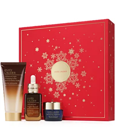 Estée Lauder 3-piece Advanced Night Repair Skincare Gift Set In Transparent