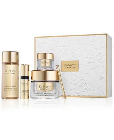 Estée Lauder 4-pc. Re-nutriv The Pinnacle Of Luxury Skin Care Set In Transparent