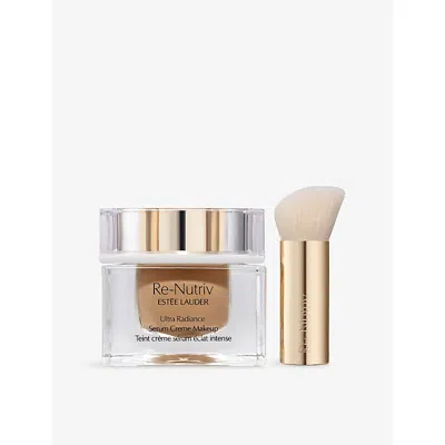 Estée Lauder 4n1 Shell Beige Re-nutriv Ultra Radiance Serum Creme Foundation 30ml In Sand