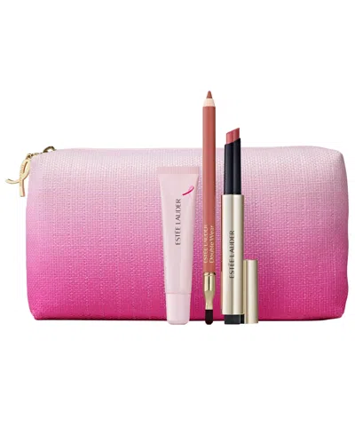 Estée Lauder 4-piece Pink Horizon Lip Collection Pink Ribbon Makeup Gift Set In No Color