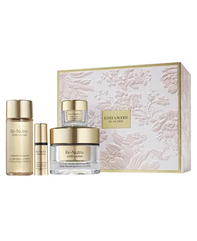 Estée Lauder 4-piece Power Sculpting Skincare Gift Set In Transparent