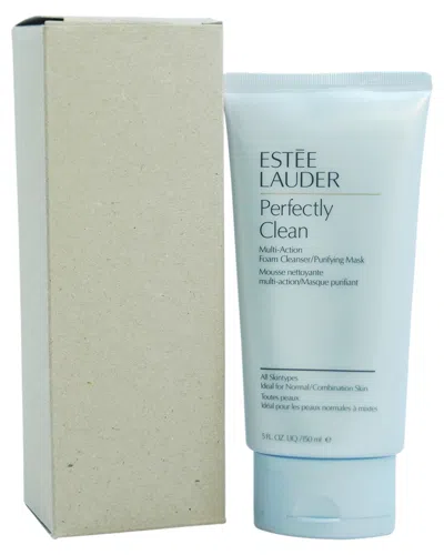 Estée Lauder Estee Lauder 5oz Perfectly Clean Multi-action Foam Cleanser & Purifying Mask In Transparent