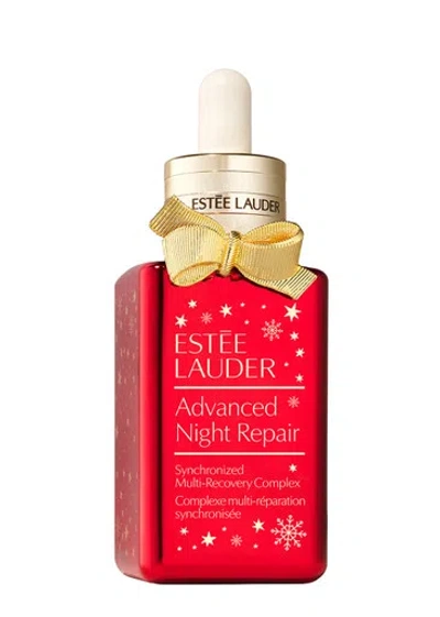 Estée Lauder Advanced Night Repair Serum Limited-edition Bottle With Bow 50ml, Night Serum, Limited In White
