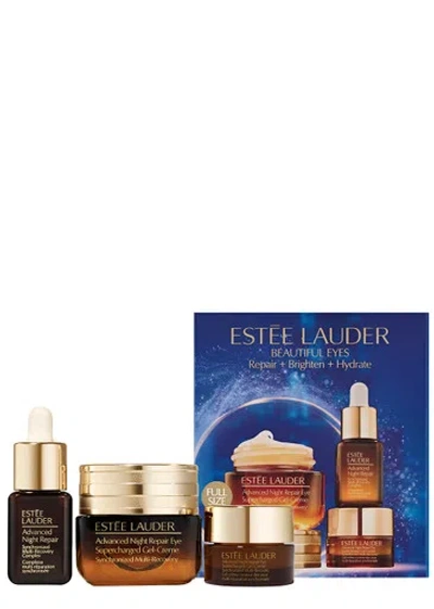 Estée Lauder Beautiful Eyes Advanced Night Repair Skincare Gift Set In White