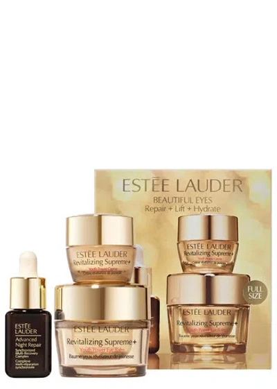 Estée Lauder Beautiful Eyes Revitalizing Supreme+ Gift Set, Skincare Gift Set, Nylon In White