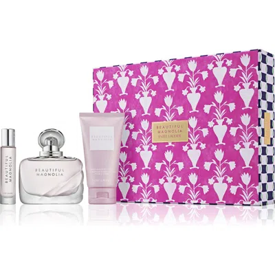 Estée Lauder 3-pc. Beautiful Magnolia Eau De Parfum Gift Set In Transparent