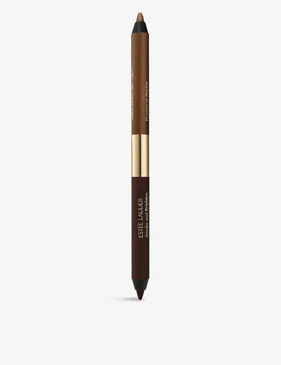 Estée Lauder Smoke And Brighten Kajal Eyeliner Duo 1g In Brown/bronze