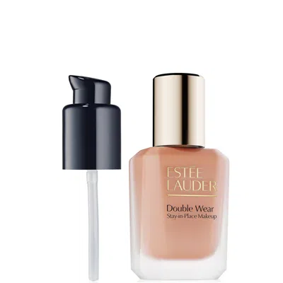 Estée Lauder Double Wear Longwear Matte Foundation Spf 10 & Pump Bundle (various Shades) - 4c1 Outdo In Brown