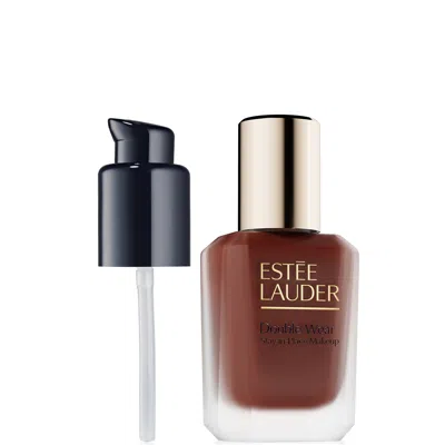 Estée Lauder Double Wear Longwear Matte Foundation Spf 10 & Pump Bundle (various Shades) - 8c1 Rich  In Brown