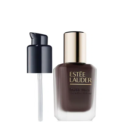 Estée Lauder Double Wear Longwear Matte Foundation Spf 10 & Pump Bundle (various Shades) - 9n1 Ebony In Black