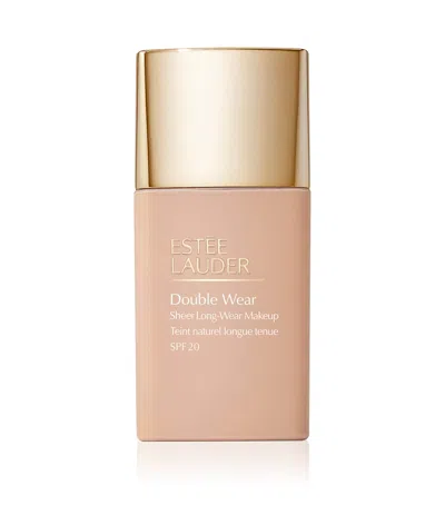 Estée Lauder Double Wear Sheer Long-wear Foundation Spf20 In Nude