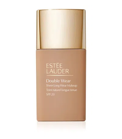 Estée Lauder Double Wear Sheer Long-wear Foundation Spf20 In Nude