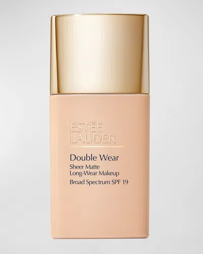 Estée Lauder Double Wear Sheer Matte Longwear Makeup - Spf 19 In N Desert Beige (light Medium With Neutra