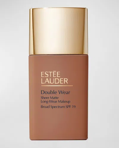 Estée Lauder Double Wear Sheer Matte Longwear Makeup - Spf 19 In C Rich Cocoa (very Deep With Cool Subtle