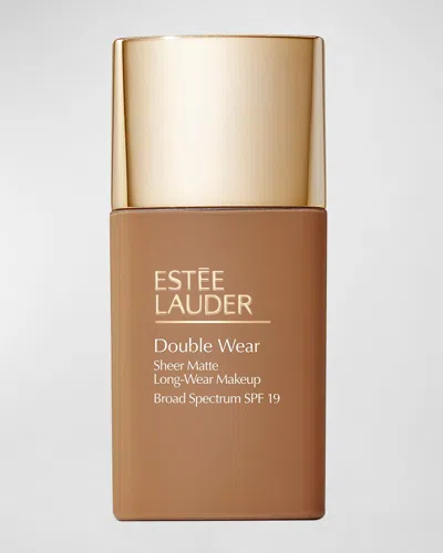 Estée Lauder Double Wear Sheer Matte Longwear Makeup - Spf 19 In W Sandalwood (very Deep With Warm Golden