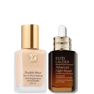 Estée Lauder Double Wear Stay-in-place Makeup & Advanced Night Repair Serum Bundle (various Shades) - 0n1 Alabast In White
