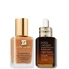 Estée Lauder Double Wear Stay-in-place Makeup & Advanced Night Repair Serum Bundle (various Shades) - 1c0 Shell In Multi