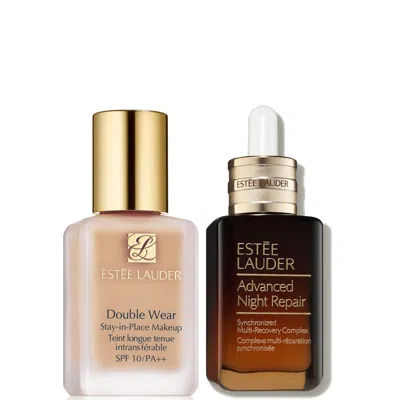 Estée Lauder Double Wear Stay-in-place Makeup & Advanced Night Repair Serum Bundle (various Shades) - 1n0 Porcela In Multi