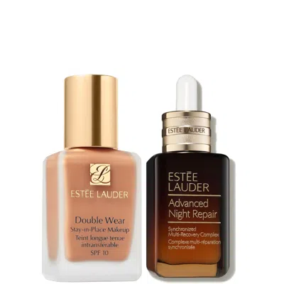 Estée Lauder Double Wear Stay-in-place Makeup & Advanced Night Repair Serum Bundle (various Shades) - 1n2 Ecru In Sand