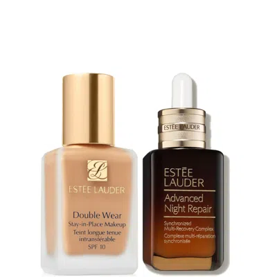 Estée Lauder Double Wear Stay-in-place Makeup & Advanced Night Repair Serum Bundle (various Shades) - 2c2 Pale Al In Transparent