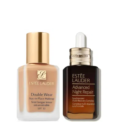 Estée Lauder Double Wear Stay-in-place Makeup & Advanced Night Repair Serum Bundle (various Shades) - 2n2 Buff In Transparent