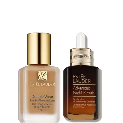 Estée Lauder Double Wear Stay-in-place Makeup & Advanced Night Repair Serum Bundle (various Shades) - 3c1 Dusk In Transparent