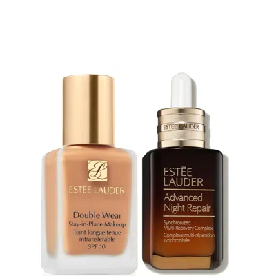 Estée Lauder Double Wear Stay-in-place Makeup & Advanced Night Repair Serum Bundle (various Shades) - 3c2 Pebble In Gray