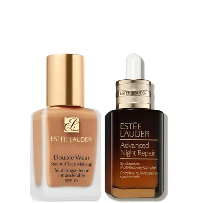 Estée Lauder Double Wear Stay-in-place Makeup & Advanced Night Repair Serum Bundle (various Shades) - 3w1 Tawny In Transparent