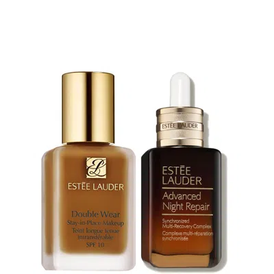 Estée Lauder Double Wear Stay-in-place Makeup & Advanced Night Repair Serum Bundle (various Shades) - 5c1 Rich Ch In Brown