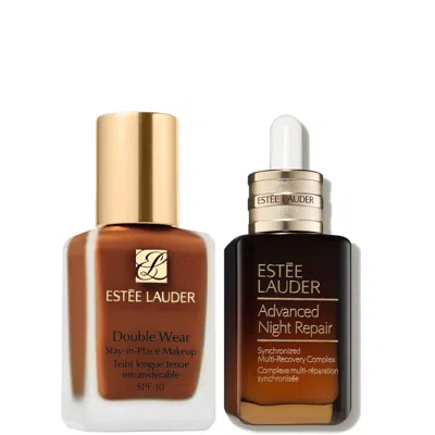 Estée Lauder Double Wear Stay-in-place Makeup & Advanced Night Repair Serum Bundle (various Shades) - 5n2 Amber H In Brown