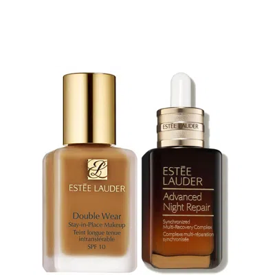 Estée Lauder Double Wear Stay-in-place Makeup & Advanced Night Repair Serum Bundle (various Shades) - 5w2 Rich Ca In Brown