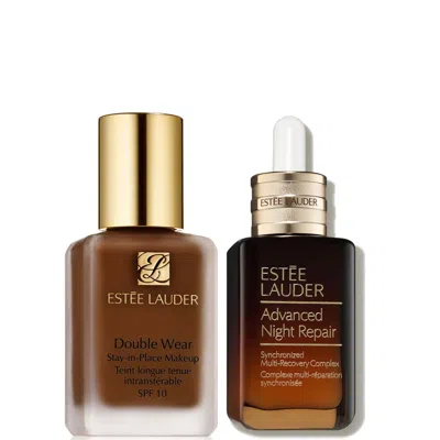 Estée Lauder Double Wear Stay-in-place Makeup & Advanced Night Repair Serum Bundle (various Shades) - 7c1 Rich Ma In Transparent