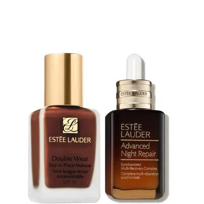 Estée Lauder Double Wear Stay-in-place Makeup & Advanced Night Repair Serum Bundle (various Shades) - 7n1 Deep Am In Orange