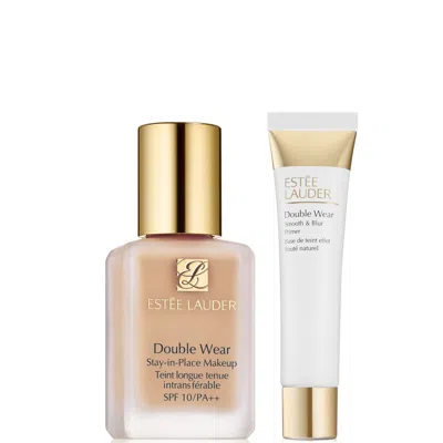 Estée Lauder Double Wear Stay-in-place Makeup & Double Wear Smooth And Blur Primer Bundle (various Shades) - 1n0  In White