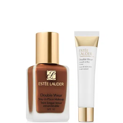 Estée Lauder Double Wear Stay-in-place Makeup & Double Wear Smooth And Blur Primer Bundle (various Shades) - 6n1  In Brown