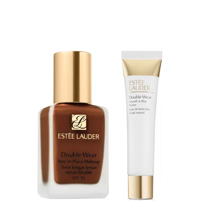 Estée Lauder Double Wear Stay-in-place Makeup & Double Wear Smooth And Blur Primer Bundle (various Shades) - 7w1  In Brown