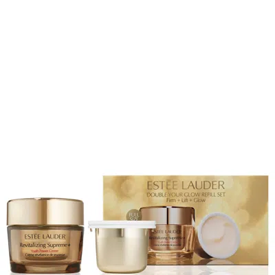 Estée Lauder Double Your Glow Revitalizing Supreme+ Skincare Gift Set (worth £154) In White